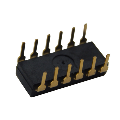 Dip switch 6 black vertical